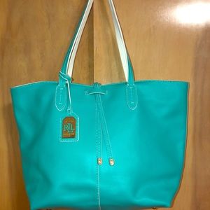 Turquoise Ralph Lauren Shoulder Bag